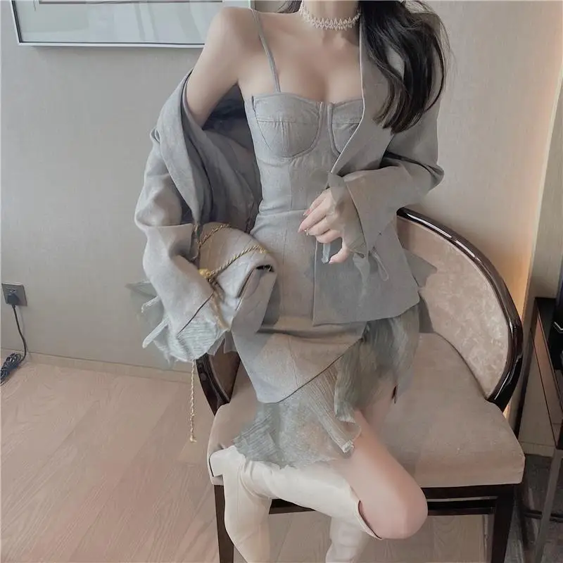 2xl зимняя размера плюс комплект из двух предметов для женщин нерегулярные футболки + юбка в сеточку для девочек, костюмы, однотонные топы, ви... 
2xl зимняя размера плюс комплект из двух предметов для женщин нерегулярные футболки + юбка в сеточку для девочек, костюмы, однотонные топы, ви...