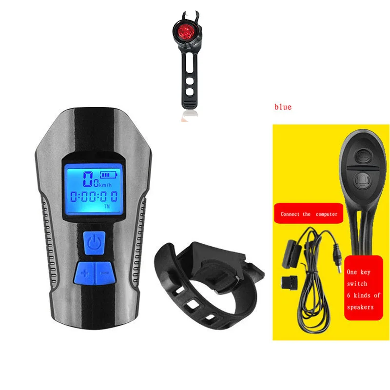 Waterproof Bike Light USB Rechargeable Front Light Flashlight with Horn Speedometer LCD Screen Bike Tail Light 2020 
Waterproof Bike Light USB Rechargeable Front Light Flashlight with Horn Speedometer LCD Screen Bike Tail Light 2020