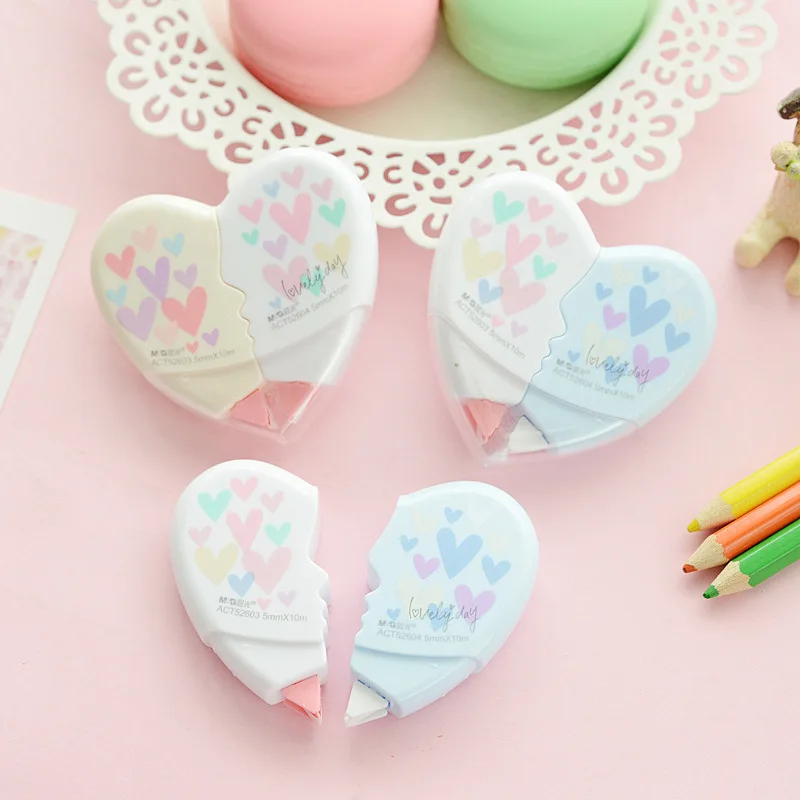 Fashion 2 Pcs / Pair Of Love Correction Tape Material Cute Couple Correction Tape Stationery Office School Supplies Student Gift
Fashion 2 Pcs / Pair Of Love Correction Tape Material Cute Couple Correction Tape Stationery Office School Supplies Student Gift