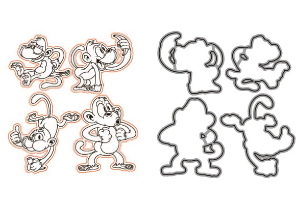 Monkey Show Transparent Silicone Rubber Stamp And Metal Die Sheet Cling Scrapbooking DIY Cute Pattern Photo Album
Monkey Show Transparent Silicone Rubber Stamp And Metal Die Sheet Cling Scrapbooking DIY Cute Pattern Photo Album