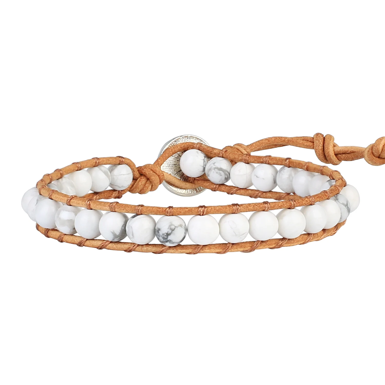 KELITCH Bracelet for Women White Beaded Leather Wrap Bracelets Charm Punk Jewelry Men Undefined Anillos 
KELITCH Bracelet for Women White Beaded Leather Wrap Bracelets Charm Punk Jewelry Men Undefined Anillos