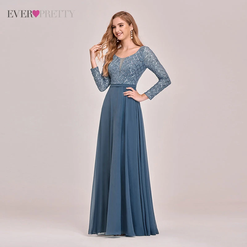 Christmas Dusty Blue Long Evening Dresses Woman Party Night Ever Pretty A Line Long Sleeve Sequined Elegant Formal Vestidos
Christmas Dusty Blue Long Evening Dresses Woman Party Night Ever Pretty A Line Long Sleeve Sequined Elegant Formal Vestidos