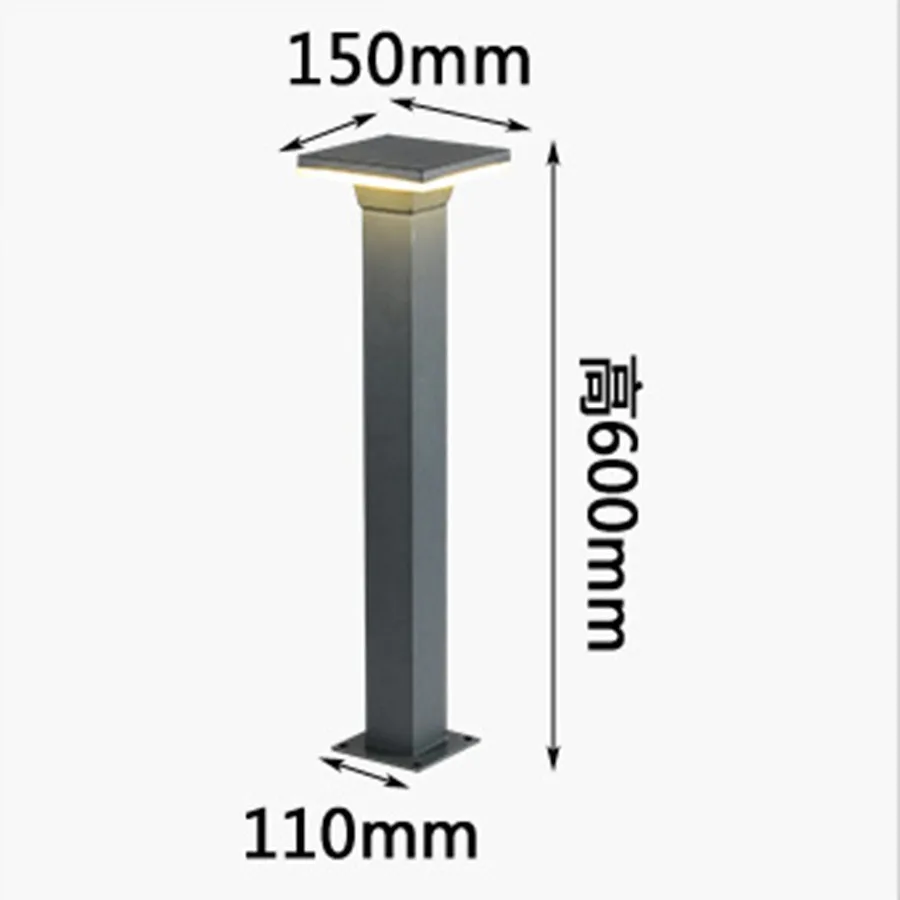 Thrisdar 2pcs 10W COB Chip Outdoor Garden Lawn Light Waterproof Villa Fence Post Lawn Light Aluminum Courtyard Landscape Light
Thrisdar 2pcs 10W COB Chip Outdoor Garden Lawn Light Waterproof Villa Fence Post Lawn Light Aluminum Courtyard Landscape Light