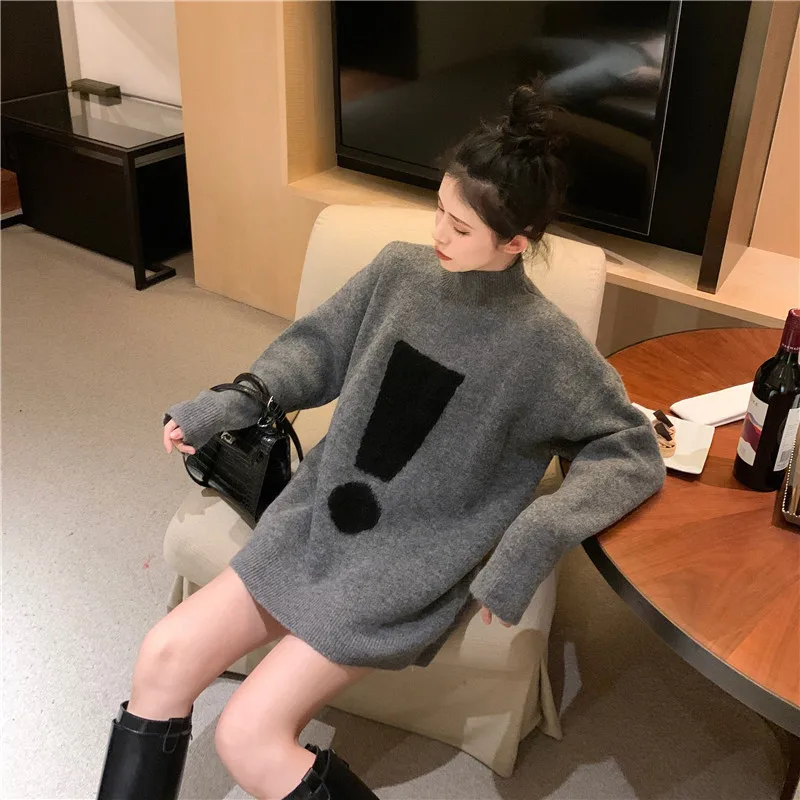 Chic Hipster Fashion Brand Korean Casual Loose Pullovers Knitted Autumn Winter Clothes Women Sweaters Turtleneck Ladies Oversize
Chic Hipster Fashion Brand Korean Casual Loose Pullovers Knitted Autumn Winter Clothes Women Sweaters Turtleneck Ladies Oversize