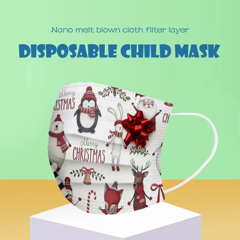 Christmas Masks For adult Disposable High-quality Masks Industrial 3Ply Fabric Adult Mouth Mascarillas Breathing Masque 
Christmas Masks For adult Disposable High-quality Masks Industrial 3Ply Fabric Adult Mouth Mascarillas Breathing Masque
