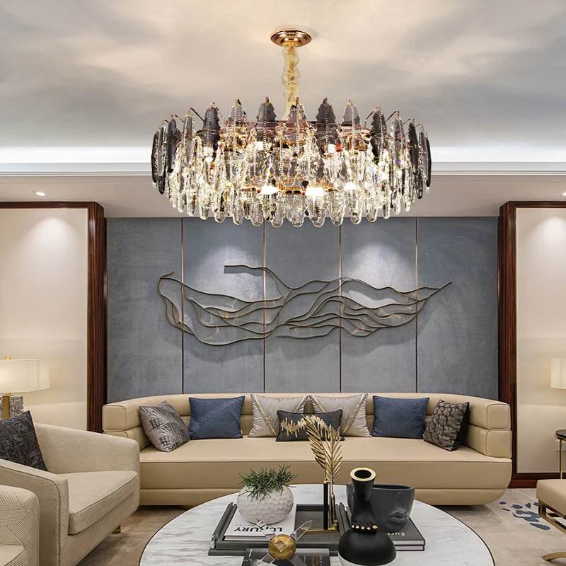 Modern Led Pendant Lights Luxury Crystal Pendant Lights Living Dining Room Villa Suspended Lamp Hall Decor Lighting Lustres
Modern Led Pendant Lights Luxury Crystal Pendant Lights Living Dining Room Villa Suspended Lamp Hall Decor Lighting Lustres