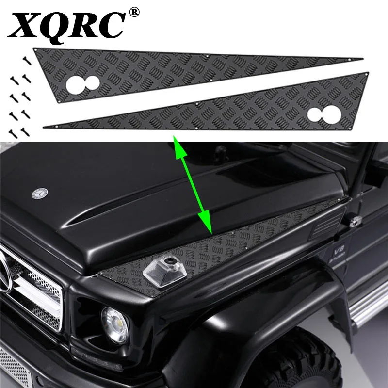 Suitable for 1:10 remote control tracked vehicle trx-6 G63 TRX-4 G500 machine cover metal antiskid plate
Suitable for 1:10 remote control tracked vehicle trx-6 G63 TRX-4 G500 machine cover metal antiskid plate
