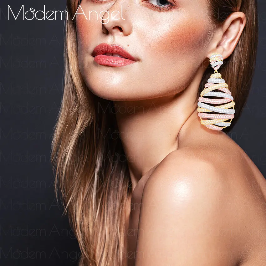 ModemAngel Luxury Hollow Waterdrop Long Dangle Earring Statement Women Wedding Cubic Zircon Dubai Indian Earrings Bohemia Hot
ModemAngel Luxury Hollow Waterdrop Long Dangle Earring Statement Women Wedding Cubic Zircon Dubai Indian Earrings Bohemia Hot