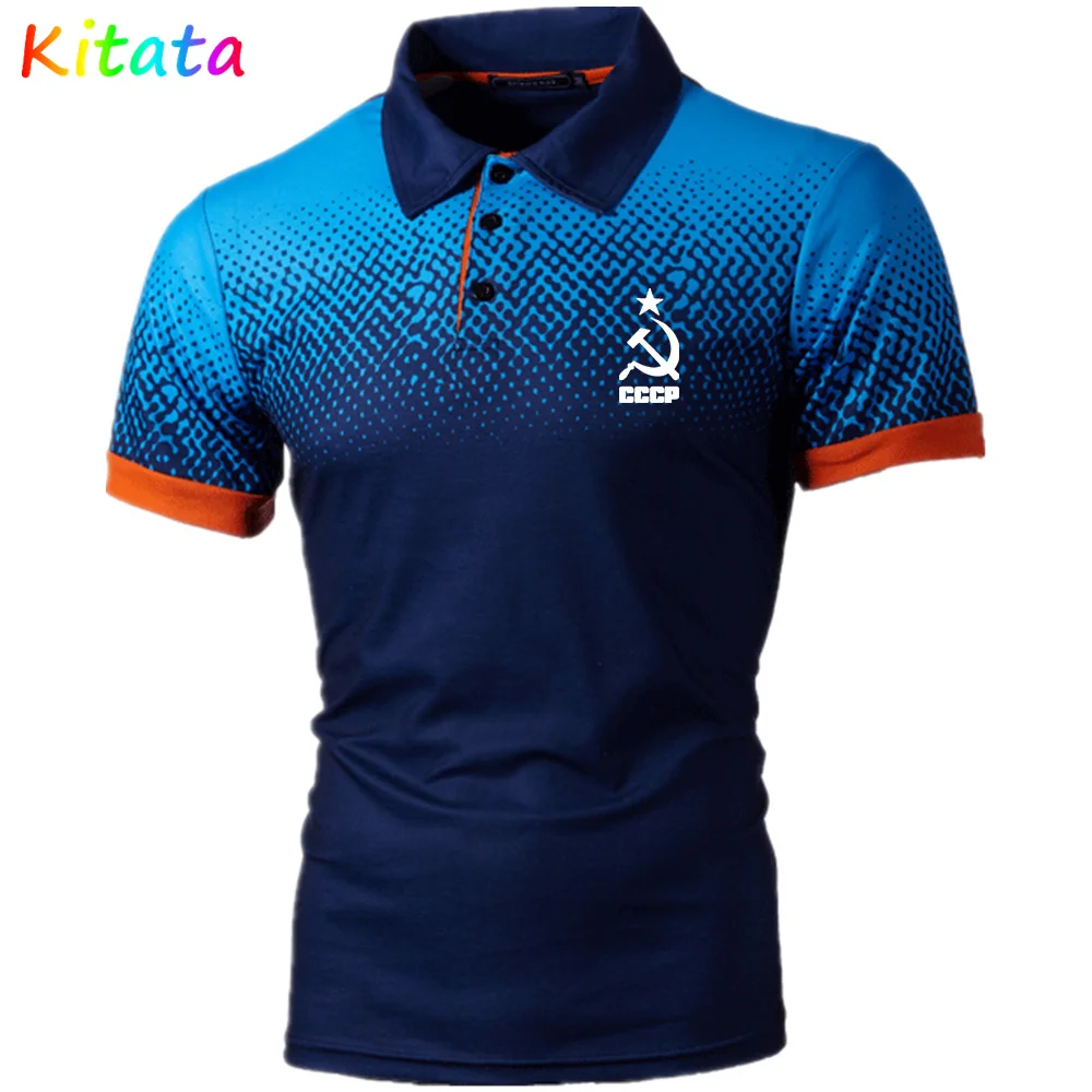 Mens 2021New CCCP casual Short-Sleeved Summer stretch Short-Sleeved Formal Wear High-End Lapel men's T-Shirt Light Breathable-3
Mens 2021New CCCP casual Short-Sleeved Summer stretch Short-Sleeved Formal Wear High-End Lapel men's T-Shirt Light Breathable-3