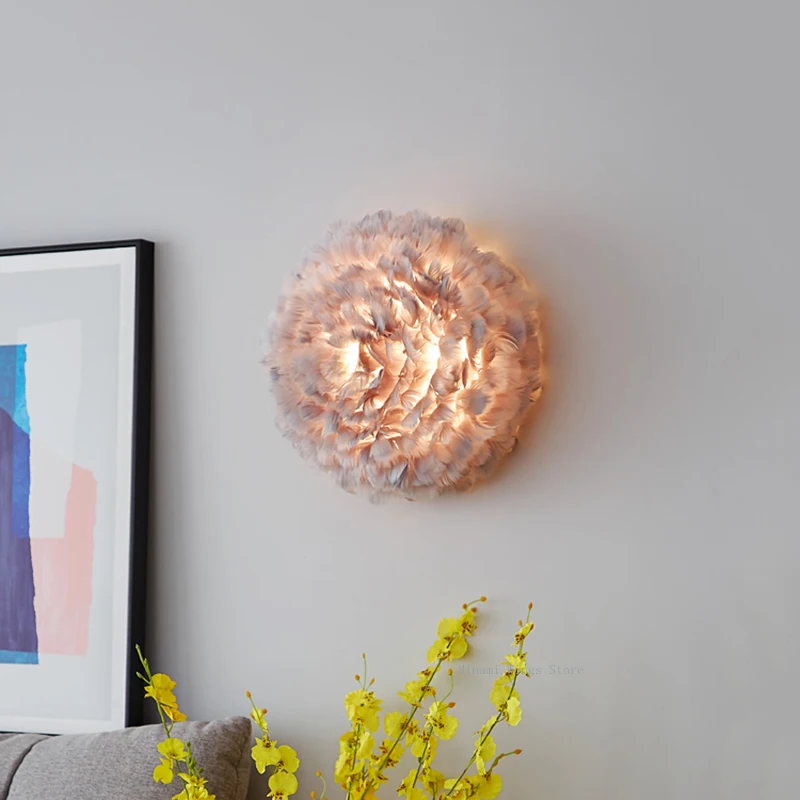 Nordic Feather Wall Lamps Modern Minimalist Warm and Romantic Creative Led Wall Lamp Ins Girl Princess Room Bedroom Bedside Lamp
Nordic Feather Wall Lamps Modern Minimalist Warm and Romantic Creative Led Wall Lamp Ins Girl Princess Room Bedroom Bedside Lamp