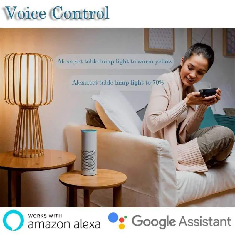 1pc Smart Light Bulb 5W Smart WiFi LED Bulb Lamp Remote Voice Control RGB CW Dimmable LED Color Changing Light For Amazon Alexa
1pc Smart Light Bulb 5W Smart WiFi LED Bulb Lamp Remote Voice Control RGB CW Dimmable LED Color Changing Light For Amazon Alexa