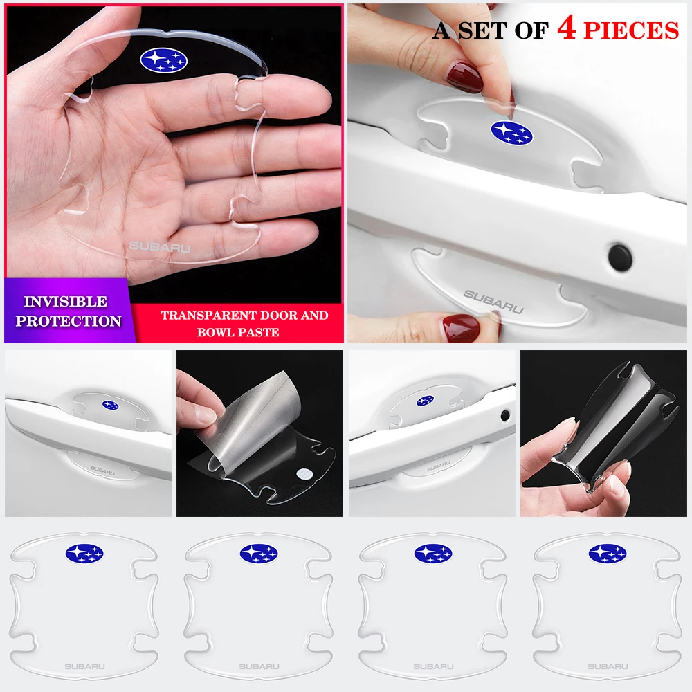 4PCS Car Sticker Car Door Handle Bowl Scratches Protective Transparent Protector Sticker for Subaru Forester Outback Legacy Impr
4PCS Car Sticker Car Door Handle Bowl Scratches Protective Transparent Protector Sticker for Subaru Forester Outback Legacy Impr