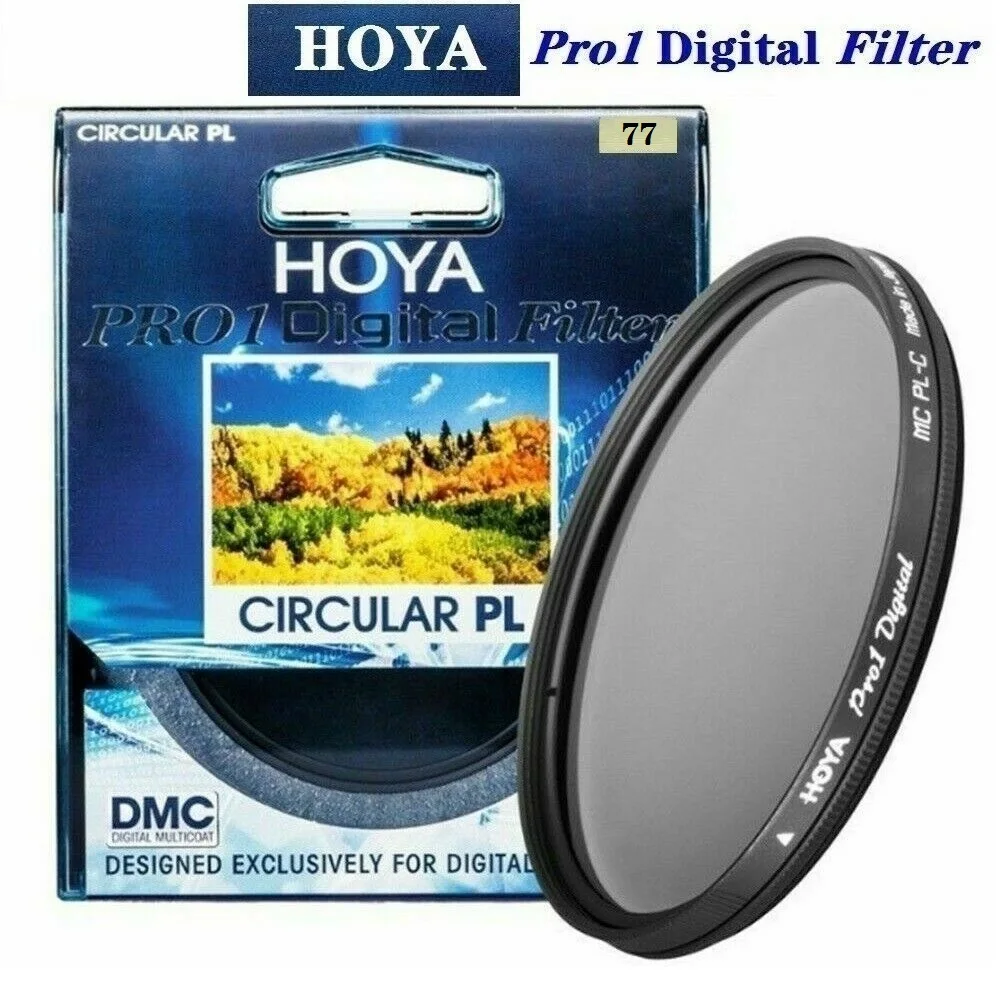 

HOYA PRO1 Digital CPL 77mm CIRCULAR Polarizing Polarizer Filter Pro 1 DMC CIR-PL Multicoat for Canon Sony Camera Lens Protection