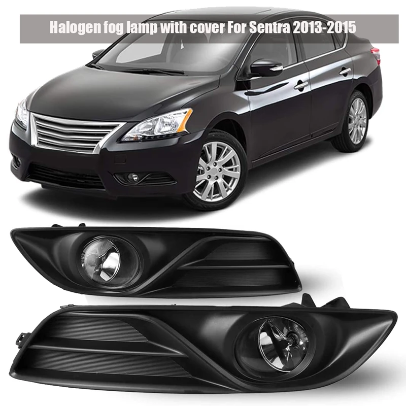 for Nissan Sentra 2013-2015 Pair Front Bumper Halogen Fog Light Lamp Assembly with Cover + Harness Switch
for Nissan Sentra 2013-2015 Pair Front Bumper Halogen Fog Light Lamp Assembly with Cover + Harness Switch