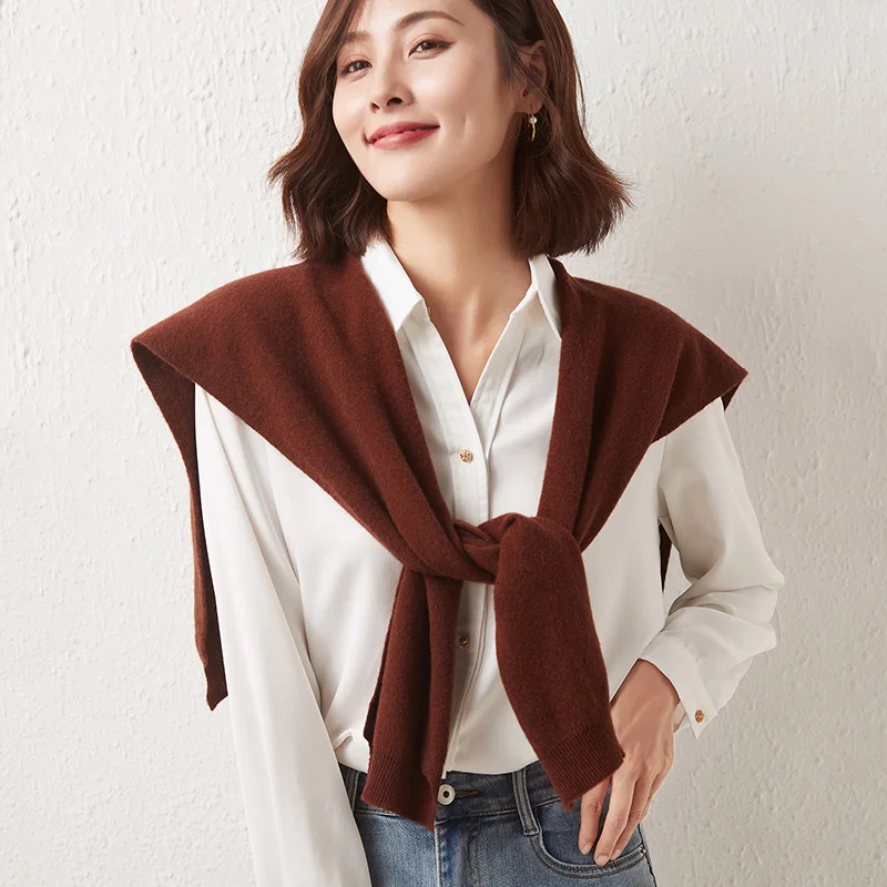 2021 Women' Four Seasons 100%Pure Wool Knit Shawl All-Match Knotted Girl Scarf Shoulder Neck and Cashmere Scarf Outside Dual-Use
2021 Women' Four Seasons 100%Pure Wool Knit Shawl All-Match Knotted Girl Scarf Shoulder Neck and Cashmere Scarf Outside Dual-Use