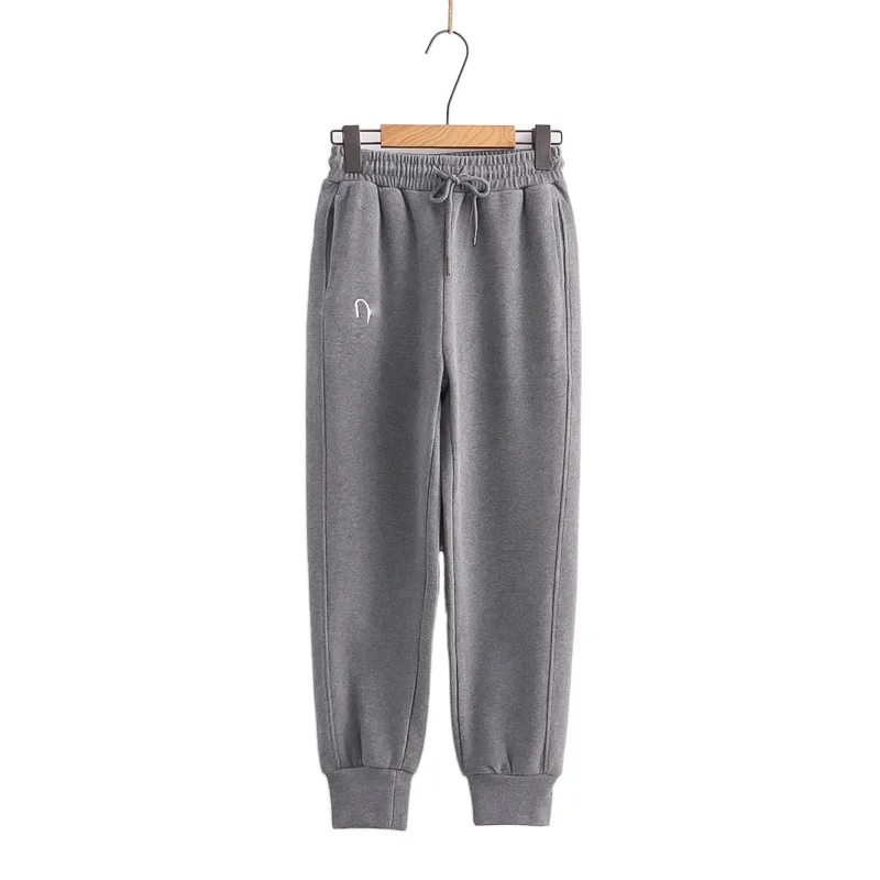 Letter Embroidery Fleece Full Length Women Pants 2020 Winter Elastic Waist Thick Warm Korean Fashion Female Warm Pocket Trousers
Letter Embroidery Fleece Full Length Women Pants 2020 Winter Elastic Waist Thick Warm Korean Fashion Female Warm Pocket Trousers