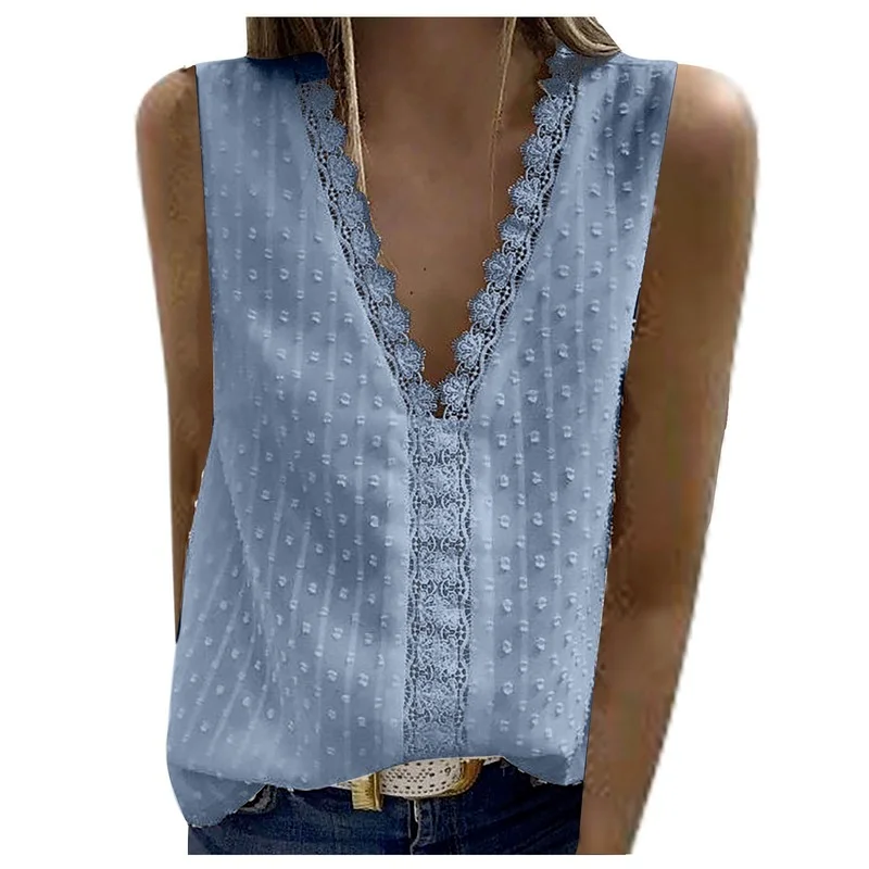 WEPBEL Women Elegant Hollow Out Blouse Top Ladies Sexy Deep V Neck Patchwork Fashion Loose Shirt
WEPBEL Women Elegant Hollow Out Blouse Top Ladies Sexy Deep V Neck Patchwork Fashion Loose Shirt