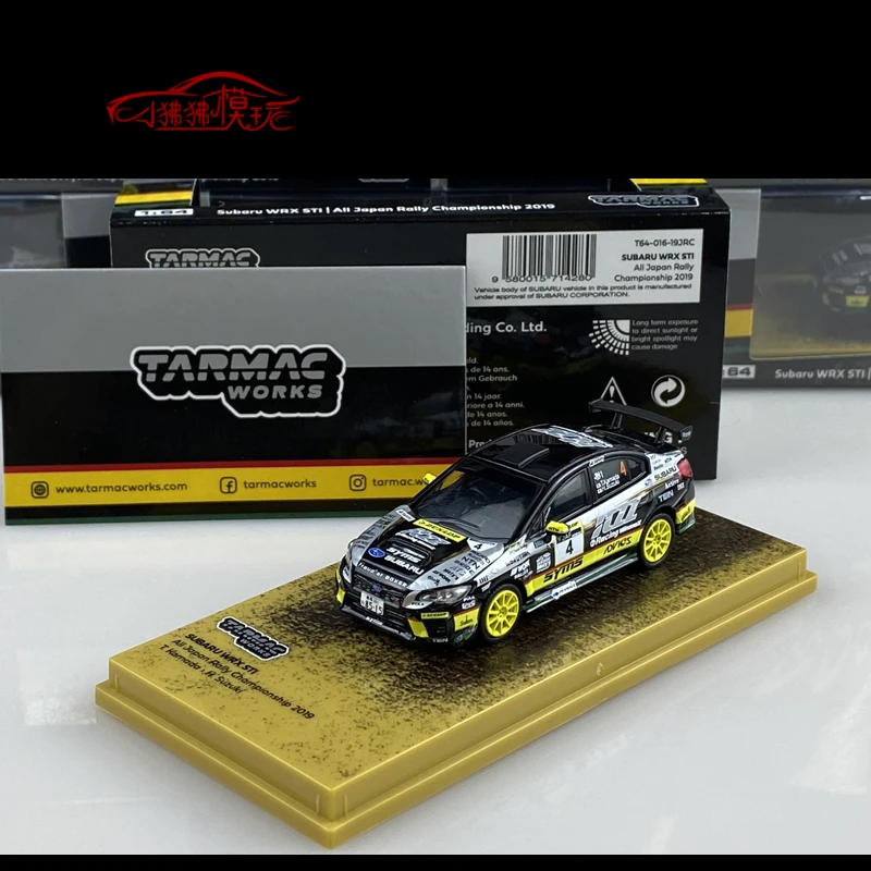Tarmac Works 1:64 WRX STI Japanese rally car #4 collection die casting alloy car model
Tarmac Works 1:64 WRX STI Japanese rally car #4 collection die casting alloy car model