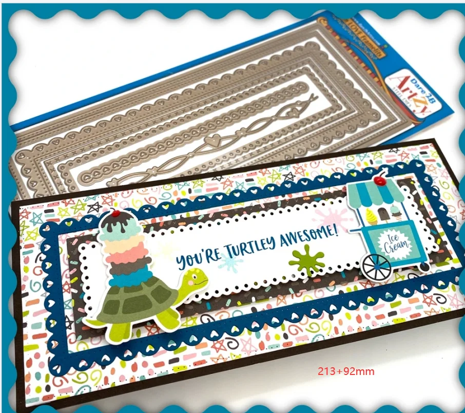 Rectangle Slimline heart Metal cutting dies cut die mold card Scrapbook paper craft knife mould blade punch stencils
Rectangle Slimline heart Metal cutting dies cut die mold card Scrapbook paper craft knife mould blade punch stencils