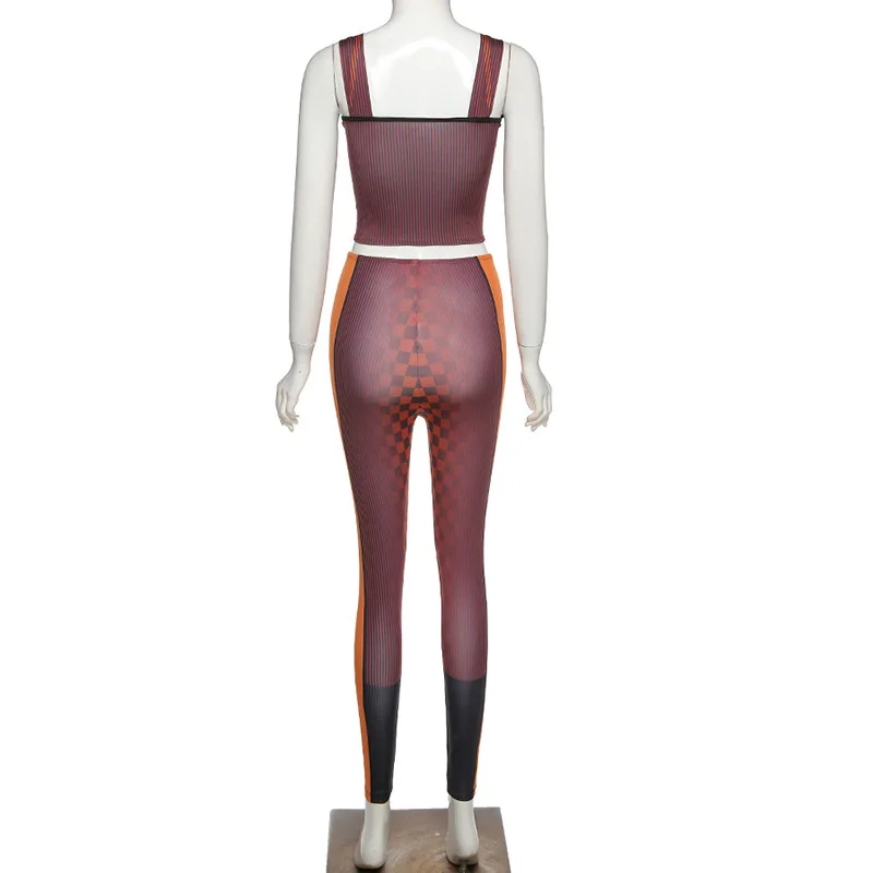 Geometric Printed Sexy Two Piece Set Crop Top and Pants Club Outfits for Women Sweat Suits Matching Sets
Geometric Printed Sexy Two Piece Set Crop Top and Pants Club Outfits for Women Sweat Suits Matching Sets