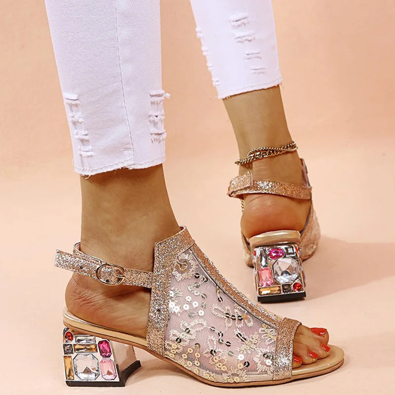 Women Sandals Summer Shoes High Heels PU Female Fashion Slippers Floral New Woman Pumps Female Peep Toe Footwear 2021
Women Sandals Summer Shoes High Heels PU Female Fashion Slippers Floral New Woman Pumps Female Peep Toe Footwear 2021