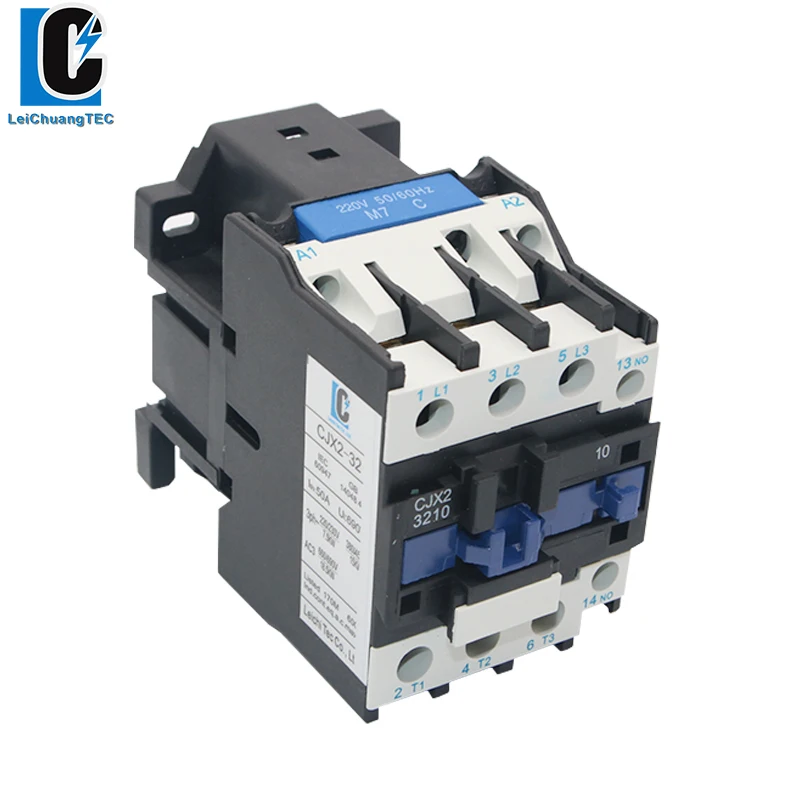 CJX2-3210 AC Contactor 32A 3 Phase 3-Pole Coil Voltage 380V 220V 110V 36V 24V 50/60Hz Din Rail Mounted 3P+1NO Normal Open
CJX2-3210 AC Contactor 32A 3 Phase 3-Pole Coil Voltage 380V 220V 110V 36V 24V 50/60Hz Din Rail Mounted 3P+1NO Normal Open