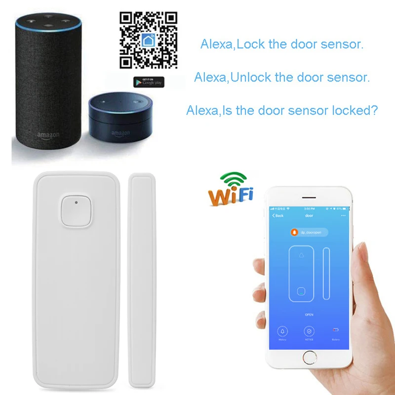 tuya wifi wireless door window sensor compatible alexa voice control smart life app monitoring door open closure detector alarm
tuya wifi wireless door window sensor compatible alexa voice control smart life app monitoring door open closure detector alarm