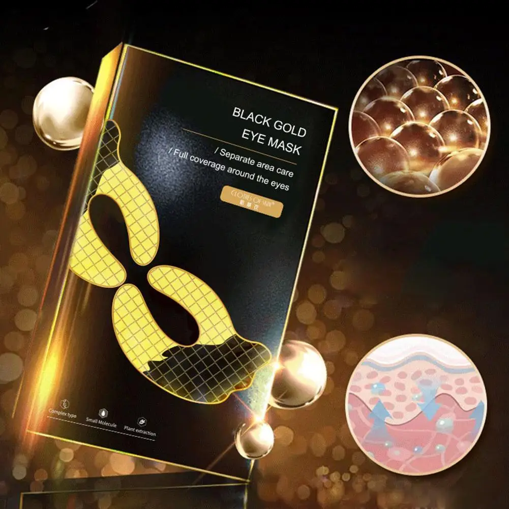 5 Pair Pearl Caviar Black Gold Eye Mask Moisturizing Eye Patch Aging Anti Circles Collagen Eyelid Skin Care Remove Dark P0F1
5 Pair Pearl Caviar Black Gold Eye Mask Moisturizing Eye Patch Aging Anti Circles Collagen Eyelid Skin Care Remove Dark P0F1