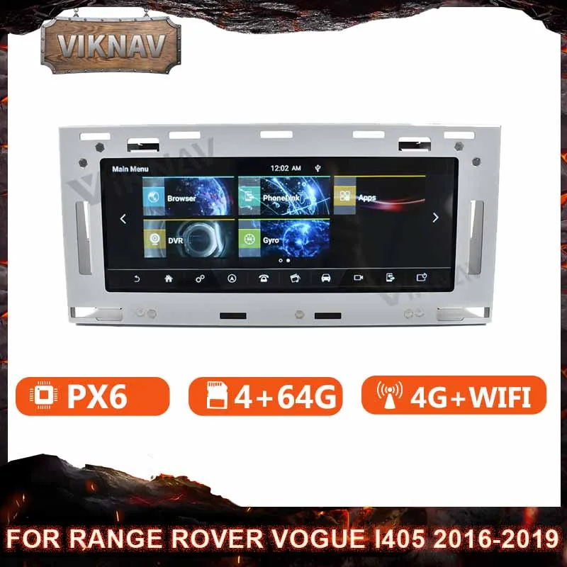 Автомагнитола PX6 на android, стереоприемник с сенсорным экраном для Range Rover Vogue I405 2016-2019, Автомобильный мультимедийный видеоплеер 2 din
Автомагнитола PX6 на android, стереоприемник с сенсорным экраном для Range Rover Vogue I405 2016-2019, Автомобильный мультимедийный видеоплеер 2 din