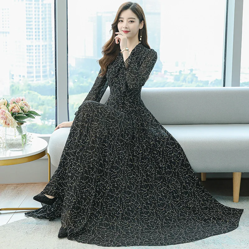 2021 Autumn Winter Flower Bohemian Dress S-4xl Oversized Bow V-neck Black Dress White Casual Retro Tight Party Pink Dress
2021 Autumn Winter Flower Bohemian Dress S-4xl Oversized Bow V-neck Black Dress White Casual Retro Tight Party Pink Dress