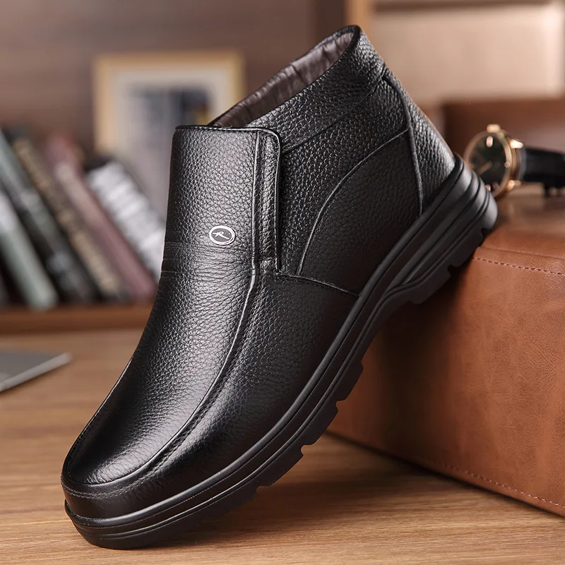 Men's Leather Boots 2021 Winter New Men's Casual Shoes Riding Boots Leather Cotton Boots Plus Velvet Warm Men's Leather Boots
Men's Leather Boots 2021 Winter New Men's Casual Shoes Riding Boots Leather Cotton Boots Plus Velvet Warm Men's Leather Boots