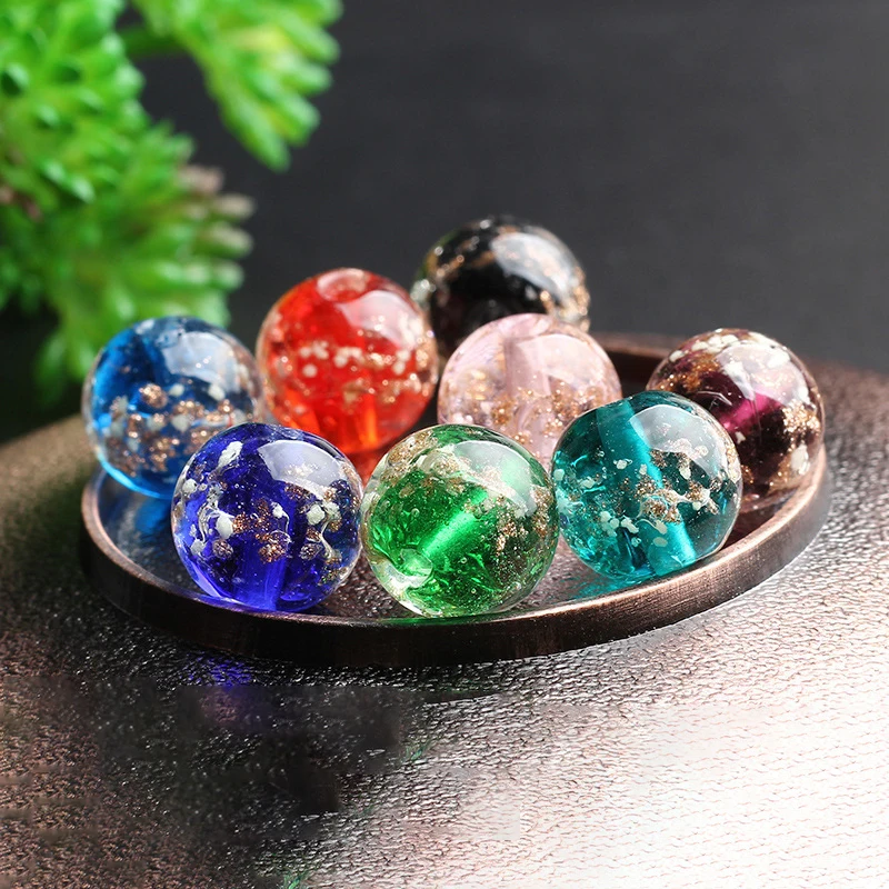 10PCS Luminous Sands Beads for jewelry making Crystal handmade DIY accessories Glass necklace Bracelet Materials wholesale
10PCS Luminous Sands Beads for jewelry making Crystal handmade DIY accessories Glass necklace Bracelet Materials wholesale