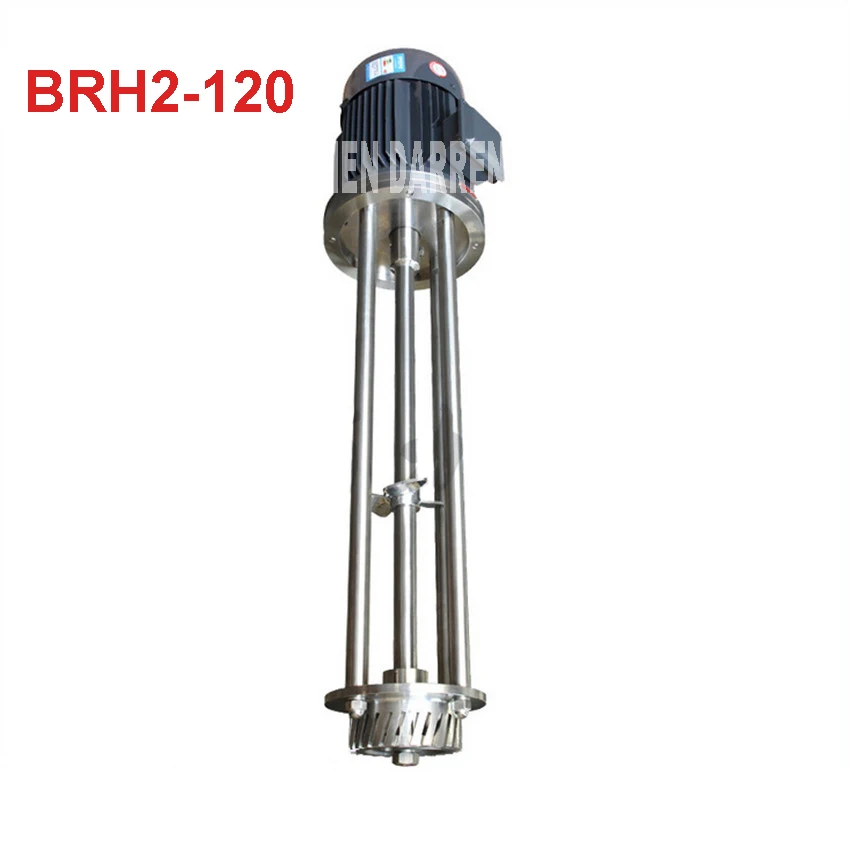 BRH2-120 High Shear Mixer 4000W to Sink Mixer Emulsifying Machine 380V Treatment Volume 100-300L/H homogeneous dispersion mixer
BRH2-120 High Shear Mixer 4000W to Sink Mixer Emulsifying Machine 380V Treatment Volume 100-300L/H homogeneous dispersion mixer