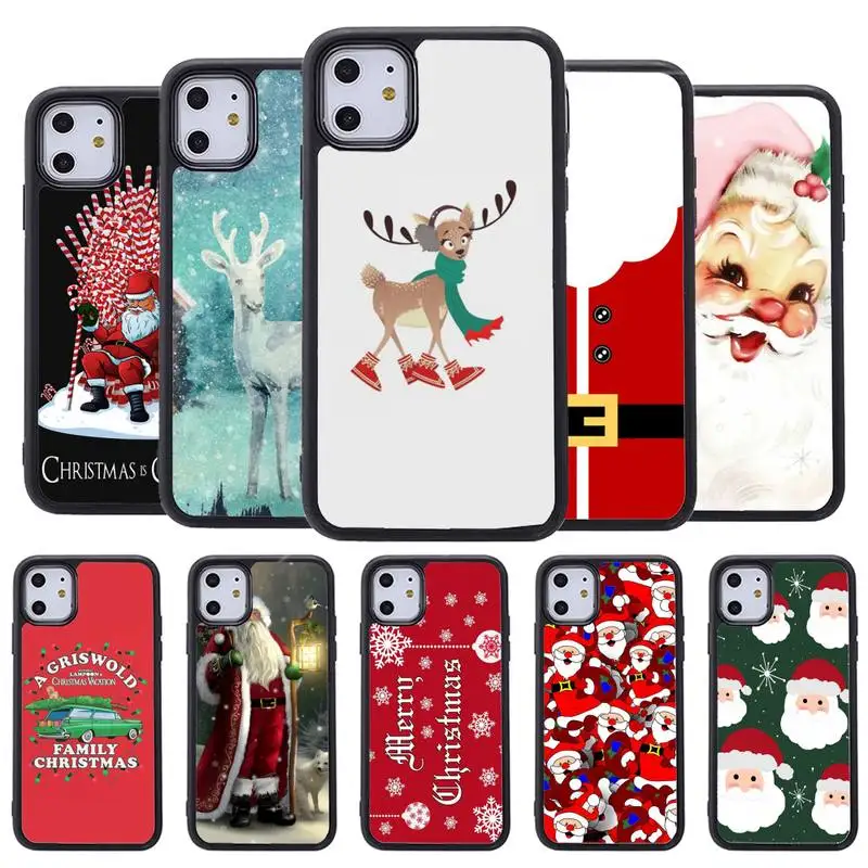 Christmas NEW Year Black Silicone Phone Case for iphone 11 12 13 pro se 20 max xr xs x 7 8 6s plus mini Fundas cover PC&TPU
Christmas NEW Year Black Silicone Phone Case for iphone 11 12 13 pro se 20 max xr xs x 7 8 6s plus mini Fundas cover PC&TPU
