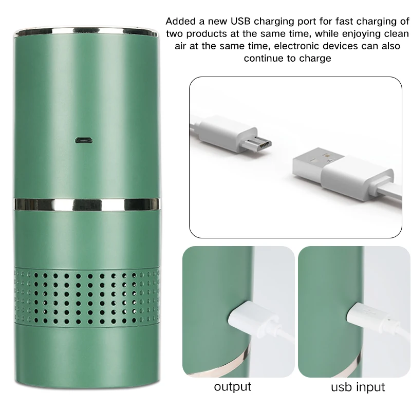 Mini USB Air Purifier HEPA Filters Compact Desktop Purifiers Filtration Air Cleaner Ozonizer Air For Toilet Home Office Car
Mini USB Air Purifier HEPA Filters Compact Desktop Purifiers Filtration Air Cleaner Ozonizer Air For Toilet Home Office Car