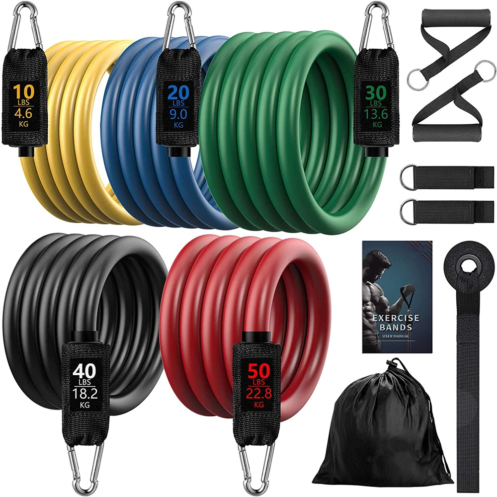 11/16pcs Fitness Resistance Band Yoga Workout Bands Pull Rope Exercise Training Expander Gym Equipment for Home Bodybuilding
11/16pcs Fitness Resistance Band Yoga Workout Bands Pull Rope Exercise Training Expander Gym Equipment for Home Bodybuilding