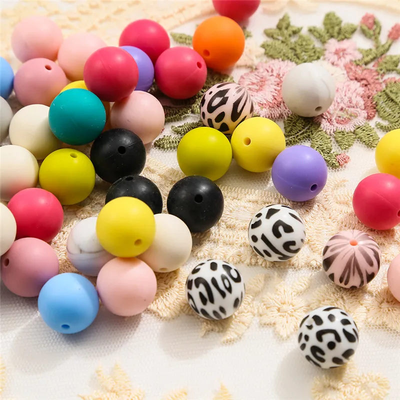10pcs/lot 15mm Colorful Silicone Round Loose Beads DIY Bracelet Keychain For Jewelry Making Accessories
10pcs/lot 15mm Colorful Silicone Round Loose Beads DIY Bracelet Keychain For Jewelry Making Accessories