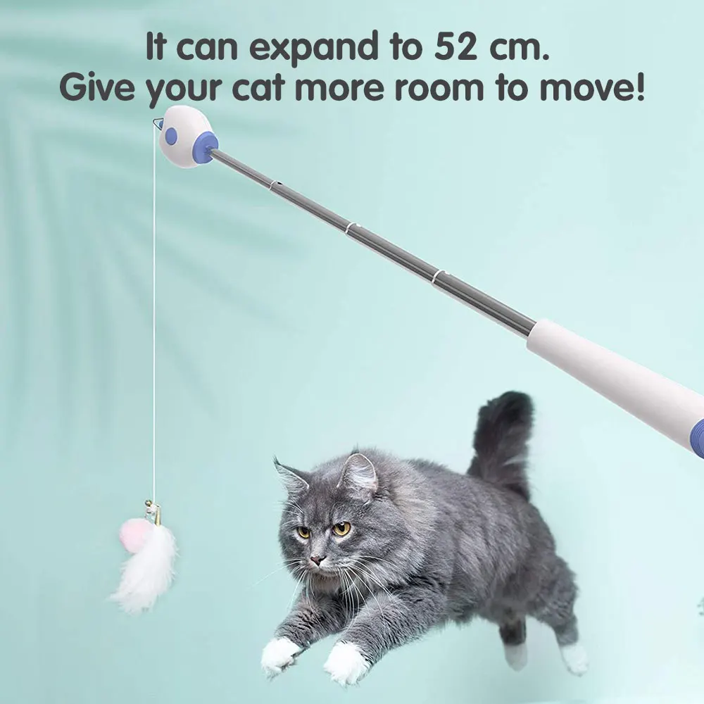 Interactive Pet Toy Funny Telescopic Feather Stick Laser Toys For Kittens Retractable Cat Playing Sticker Laser Toy Pet Supplies
Interactive Pet Toy Funny Telescopic Feather Stick Laser Toys For Kittens Retractable Cat Playing Sticker Laser Toy Pet Supplies
