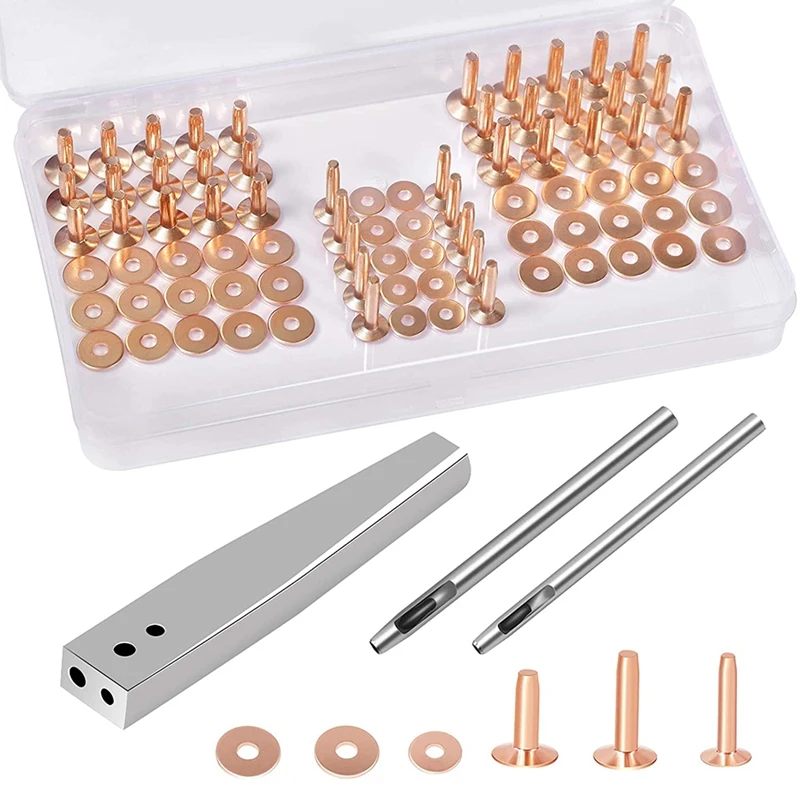 Leather Rivets Fastener Install Setting Tool With 4Mm Leather Hole Punch Cutter For Belts Leather Working Supplies
Leather Rivets Fastener Install Setting Tool With 4Mm Leather Hole Punch Cutter For Belts Leather Working Supplies