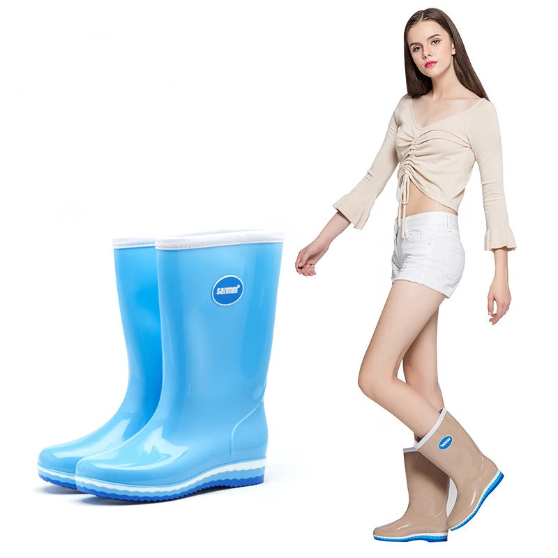 2021 Ladies Waterproof Rainboots Female Knee-high Fashion Rain Boots Girls Shoes Rainboot PVC ThickeningWater Shoes
2021 Ladies Waterproof Rainboots Female Knee-high Fashion Rain Boots Girls Shoes Rainboot PVC ThickeningWater Shoes