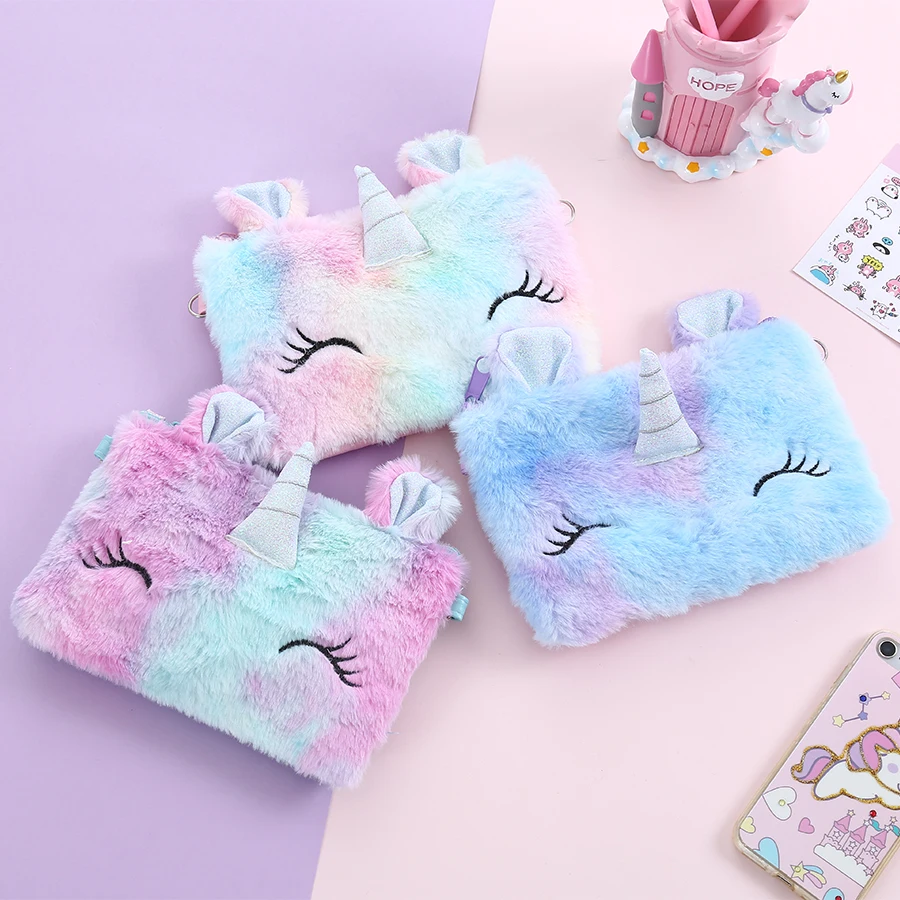 Girls Rainbow Fur Unicorn Shoulder Bag Square Belt Zipper Flap Purse Cartoon Preppy Style Plush Crossbody Bag For Phone
Girls Rainbow Fur Unicorn Shoulder Bag Square Belt Zipper Flap Purse Cartoon Preppy Style Plush Crossbody Bag For Phone