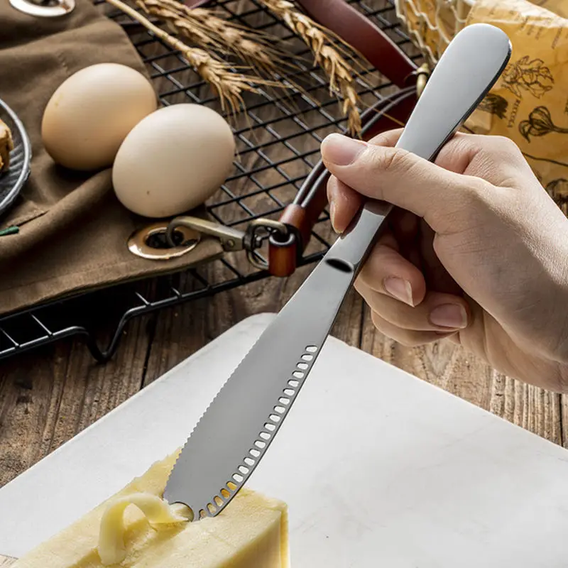Knives Jam Spreaders Cream Cutter Utensil Cutlery Dessert Toast Breakfast Multifunction Stainless Steel Butter Cutter Cheese
Knives Jam Spreaders Cream Cutter Utensil Cutlery Dessert Toast Breakfast Multifunction Stainless Steel Butter Cutter Cheese