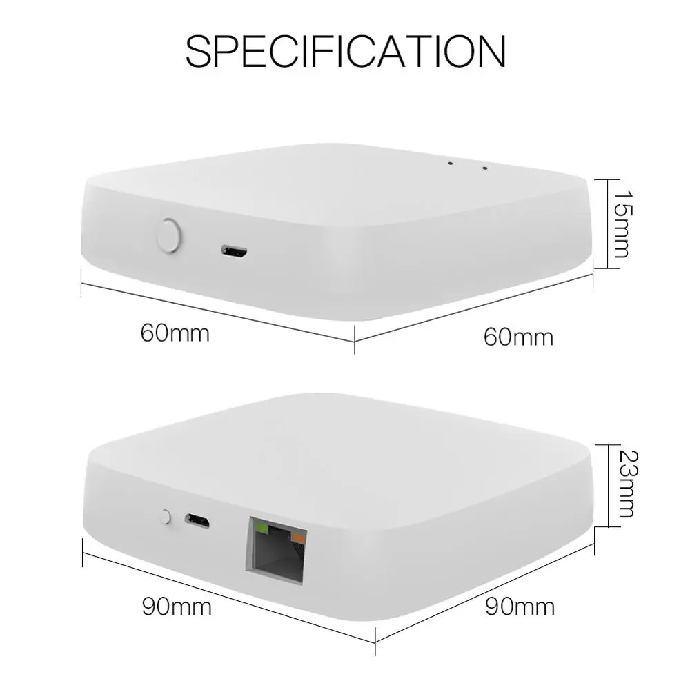 Tuya ZigBee Smart Gateway Hub Smart Home House Bridge Smart Life APP Wireless Remote Controller Works With Alexa Google Home
Tuya ZigBee Smart Gateway Hub Smart Home House Bridge Smart Life APP Wireless Remote Controller Works With Alexa Google Home