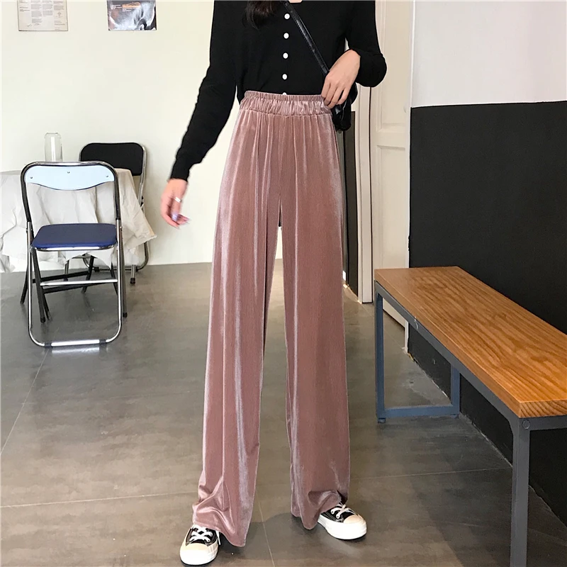 Sweatpants Women Autumn Winter Women Pants High Waist Wide Leg Pants Straight Loose Long Pant Female Long Trousers 
Sweatpants Women Autumn Winter Women Pants High Waist Wide Leg Pants Straight Loose Long Pant Female Long Trousers