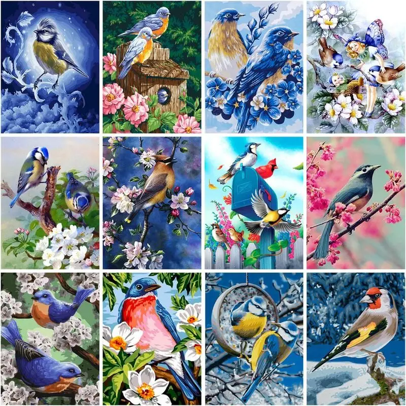 GATYZTORY Frame Diy Painting By Numbers Blue Bird Picture By Numbers Animal Acrylic Paint Drawing On Canvas Home Decor
GATYZTORY Frame Diy Painting By Numbers Blue Bird Picture By Numbers Animal Acrylic Paint Drawing On Canvas Home Decor