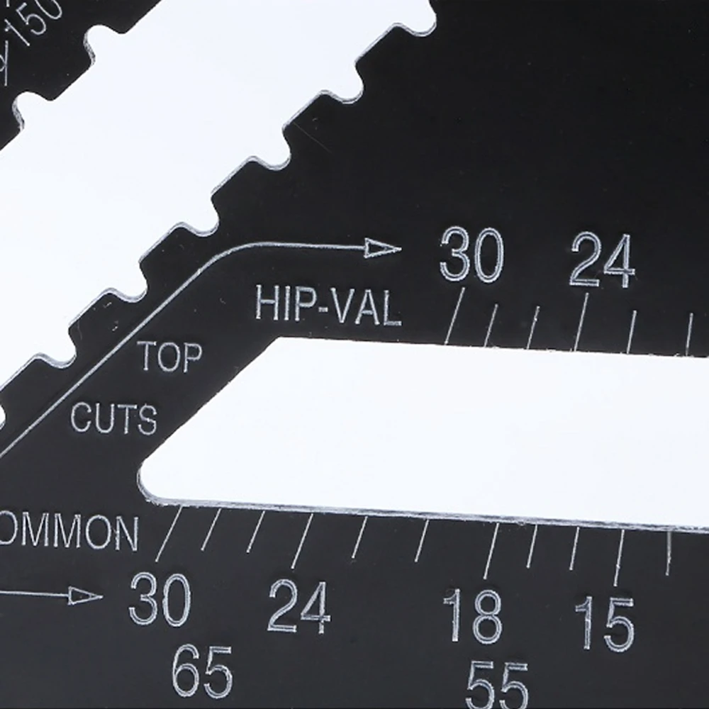 7 inch Triangular Measuring Ruler Hand Tools Set Metric Aluminum Alloy Metric/Inch Square Roofing Triangle Protractor Tester
7 inch Triangular Measuring Ruler Hand Tools Set Metric Aluminum Alloy Metric/Inch Square Roofing Triangle Protractor Tester