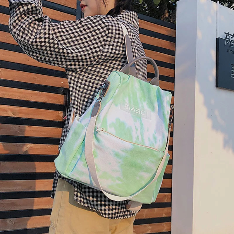 Women's Backpack 2021 New Korean Style Trendy Schoolbag Women's Middle School Outdoor Travel Tie-Dyed Large Capacity Canvas
Women's Backpack 2021 New Korean Style Trendy Schoolbag Women's Middle School Outdoor Travel Tie-Dyed Large Capacity Canvas
