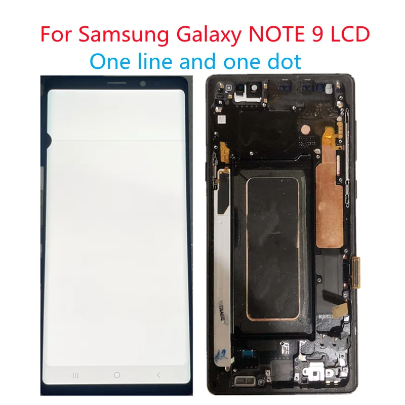For Samsung Galaxy NOTE 9 N960A N960U N960F NOTE9 LCD monitor original display suitable for Samsung with a line and a dot
For Samsung Galaxy NOTE 9 N960A N960U N960F NOTE9 LCD monitor original display suitable for Samsung with a line and a dot