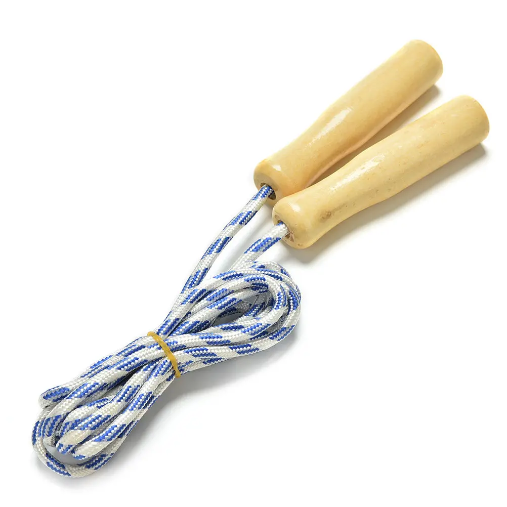 Sports Skipping Rope Wood Grip Handle Children Kid Fitness Equipment Training Practice Speed Jump Random Color
Sports Skipping Rope Wood Grip Handle Children Kid Fitness Equipment Training Practice Speed Jump Random Color