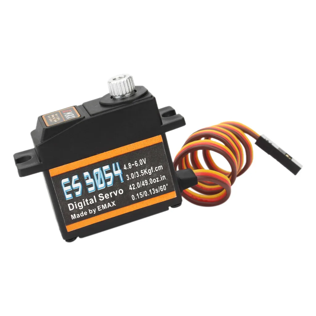 Цифровой сервопривод Emax ES3054 17g 3 5 кг 0 13 сек 23T с металлической шестерней для
